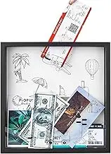 Adventure Archive Box - Keepsake Box With Slot On Top - Commemorative Box For Traveler, Awards, Movie Theater Tickets