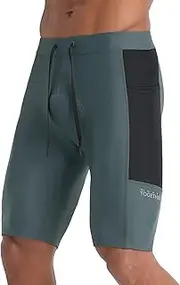 BALEAF Radhose Herren Kurz Gepolstert 4D Fahrradhose Herren Kurz Gepolstert
