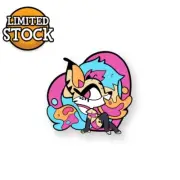 NEW/UNOPENED Helluva Boss Chibi Beelzebub Heart Enamel Pin