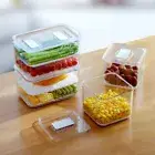 2Pcs Fridge Crisper Box Crisper Drawer Organizer Fridge Storage Boxes