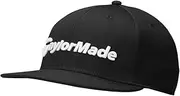 [TaylorMade] 2024 Carlsbad Flatbill Snapback Hat, XS (US, Alpha, X-Small, Black), Black, X-Small