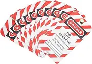 Lockout Tagout Tags, 10PCS Double Sided Danger Do Not Operate Tags PVC Safety Warning Label for Lock Out Tag Out, Out of Service, Electrical Equipment Repair