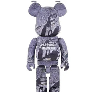 （現貨）BE@RBRICK 庫柏力克熊 bearbrick 東京俯視圖100%+400% 玩具有毒