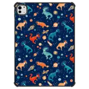 iPad Pro 11-inch (M4) iPad Impact Case Painted Space Dinosaurs