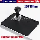 Coffee Tamper Mat for Espresso Machine & Makers Silicone Tamping Rest Holder
