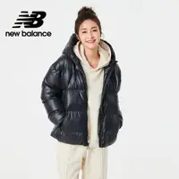 在飛比找蝦皮商城優惠-【New Balance】 NB 連帽鋪棉外套_女性_墨黑色