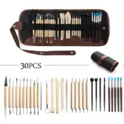 Pottery Tool Set of 30 Rock Painting Cake Fondant Decoration Tool Accessory