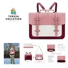 Briefcase for Women Stylish 15.6 inch Laptop Bag Backpack Vegan Leather Messe...