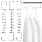 3 Pcs Space Saving Hangers Metal Hanger Organizer Coat Hanger Hooks For Heavy