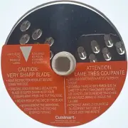 Cuisinart AFP-7 Smart Power Duet Food Processor Replacement Part Disc Blade Mini