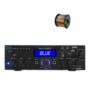 Pyle PDA9HBU 2-Channel Home HiFi Audio HDMI/Bluetooth Receiver with Wire