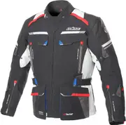 Büse Highland 2 Motorcycle Textile Jacket, black-grey-red, Size 62 for Men Black Grey Red