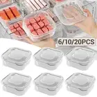 350ml Food Storage Containers with Lids Microwave Freezer Safe Kitchen Organizer