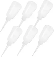 DOITOOL 6 Pcs Industrial Glue Squeeze Bottles Plastic Wash Bottles for Quilling for Acrylic Painting Hair Dye Applicator