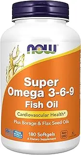 NOW Super Omega 3-6-9 1200 mg,180 Softgels