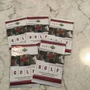 2001 Upper Deck Golf Sealed 5 Packs ( 25 Cards) Tiger Woods RC