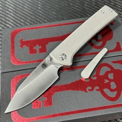 8'' New Fast Opening M390 Blade TC4 titanium Handle Tactics Folding Knife VTF119
