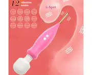 Wand Massage Massager Cordless Full Body Vibrating Multispeed USB Rechargeable
