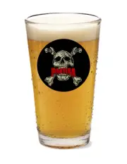 Pantera - Rock and Roll - 16oz Pint Beer Glass Pub Barware Tea Seltzer 24