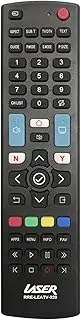 Laser Universal TV Remote Control – Works with Samsung, LG, Sony, Hisense, TCL, Panasonic & More – No Setup Needed, Netflix & YouTube Buttons, Learning Mode, Smart, LED, LCD & Plasma TV Compatible