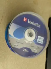 Verbatim BD-R 25GB 6X Blu-ray Recordable Discs - 25 Pack Spindle NEW SEALED