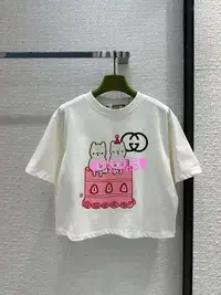 在飛比找Yahoo!奇摩拍賣優惠-♥空姐精品♥早春新品 G家 同款 Kawaii 限定系列T恤