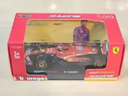 2024 #16 Charles Leclerc SF24 Ferrari 1/43 Burago Formula 1 F1 Plastic Case