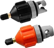 2 Pieces Inflatable Boat SUP Pump Adaptor,Air Pump Adapter Pumping Head Connector,for Inflatable Rowing Boat,Kayak,Stand Up Paddle Board