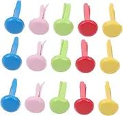 Sewroro 360pcs Brads Alloy Two-Legged Nails for Crafts Scrapbooking Greeting Cards and Creative Projects Fasteners for Boys and Girls Art and Hand-Eye Coordination Activities