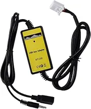 Mellisso 6 + 6PIN Car Radio Digital USB MP3 Interface CD Changer Adapter with 3.5mm AUX in Input for Series