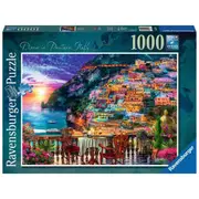 1000pc Ravensburger Positano Italy Theme Family Jigsaw Puzzle Set