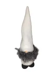LARSSONS TRA Sweden Wooden Christmas WHITE SANTA Gnome TOMTE 7" Doll New