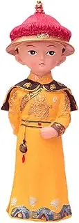 [Cabilock] Retro Chinese Emperor Wedding Decorations Resin Style Royal Figurines Home Ornaments
