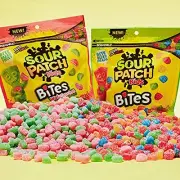 SOUR PATCH KIDS Bites Watermelon, Soft & Chewy Candy, 12 oz (Pack of 12)