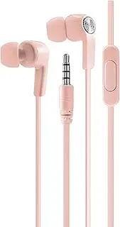 LASER EPS-W24BK-941 Laser in-Ear Wired Earphones Rose, Built-in mic, 1.2m, 3.5mm Audio Jack, Smartphone, PC, Supports Voice Assistant