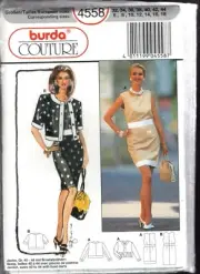 Burda Pattern 4558 Ladies Dress and Jacket Sizes 6 - 18