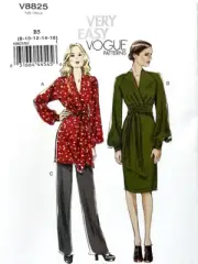 EASY Vogue Sewing Pattern V8825 Misses Tunic, Dress & Pants Sizes 8 10 12 14 16