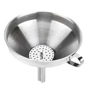 Stainless Steel Funnel Funnel With Screen Filter Strainer Funnel Oil Strainer