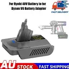 For Ryobi 40V Battery to For Dyson V6 Battery Adapter SV03 SV04 SV09 DC62