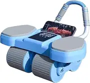 Ab Roller Wheel, Four-Wheel Abdominal Fitness Wheel, Blue