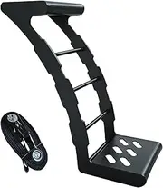 Tire Step, Stainless Steel Ladder, Car Rooftop Step, Heavy Duty Ladder, Adjustable SUV Ladder, Non-Slip Ladder, Tailgate Ladder for Car Roof Access, Grill Grate Fixation Bracket
