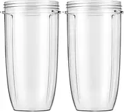[XhWser] 2 Pack 32oz Blender Cups Compatible with Nutri Bullet 600W 900W Blenders