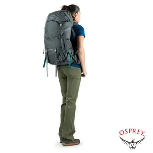 【Osprey】Rook 50L 透氣登山背包(黑色)登山包 運動背包 健行包 登山背包 後背包 OSBB2MBF269