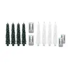 Flameless Taper Candles LED Candlesticks Wedding Decor Tabletop Adjustable
