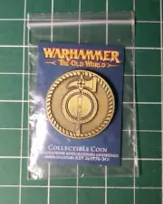 Warhammer The Old World Limited Edition Collectible Coin NEW OOP