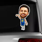Steph Curry Golden State Warriors 8 inch Car / Laptop Decal Splash Bros