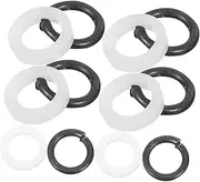 LOLIPPYY 48pcs Guitar Protectors Button Guitar Strap Lock Pin Strap Locks Strap Pad Guitar Bass Protector Guitar Accessories Strap Anti-slip Pad Strap Pads Metal