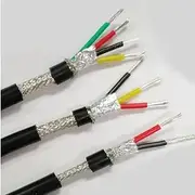 11 9 AWG Silicone Shielded sheathed Cable 2 3 4 5 6 8 core Anti-Interference Soft Signal line Power Cable(4 cores 1meter,11 AWG 4.0mm)