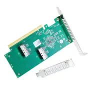 PCI-Express PCIE5.0 16x to Dual MCIO 8i SFF-TA-1016 Mini Cool Edge IO VROC