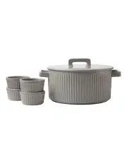 [Maxwell & Williams] Radiance Bakeware Casserole Set 5 Piece Gift Boxed in Grey